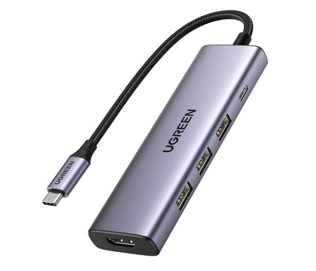 UGREEN Stacja dokująca do laptopa USB-C - HDMI 4K 3xUSB USB-C PD 100W - 1200846 - zdjęcie